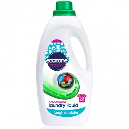 Detergent concentrat pt. rufe - Ecozone, aroma Fresh  - 50 spalari, 2 litri