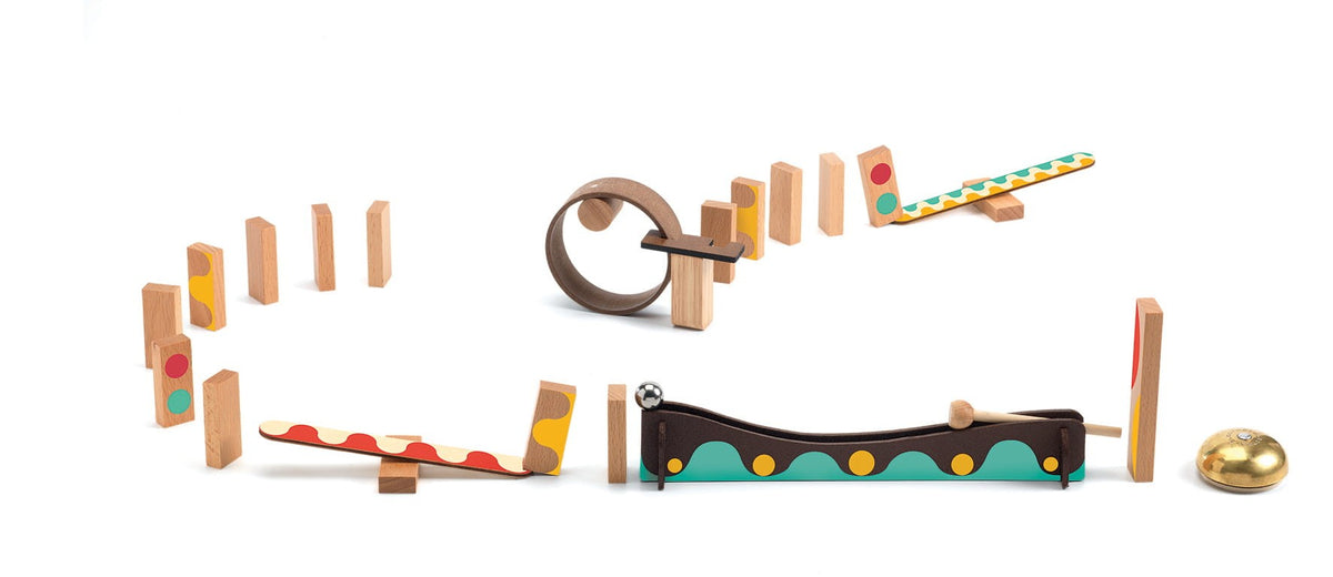 Zig&Go Djeco, set de construcție trasee, 25 piese