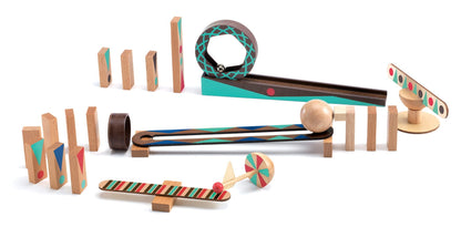 Zig&Go Djeco, set de construcție trasee, 28 piese