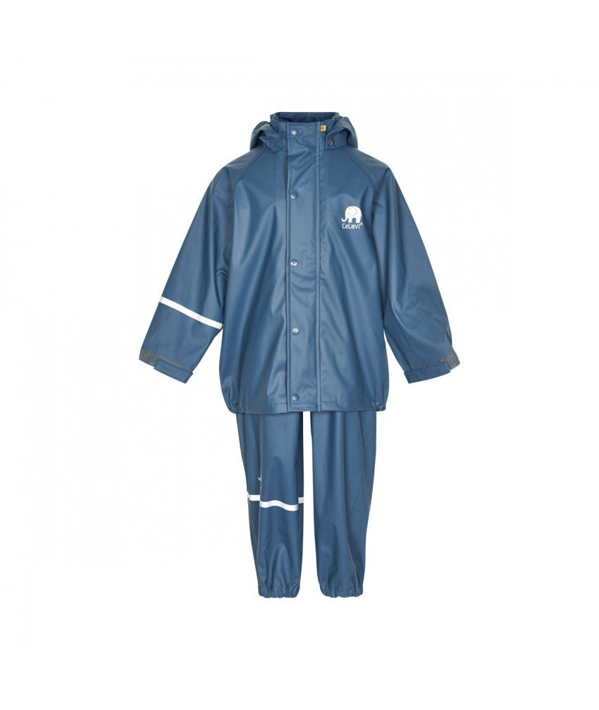 Set De Ploaie Și Vânt CeLaVi Jachetă+Pantaloni/Salopetă Impermeabile Albastru