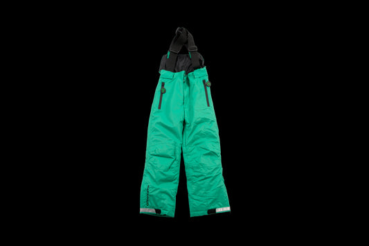 Pantaloni de iarna cu bretele green - Ducksday