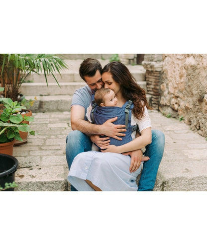 Marsupiu Ergonomic Boba X Chambray Complet Ajustabil Pentru Orice Vârstă