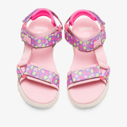Sandale pentru copii Oruga Pink/ Multicolor - Camper