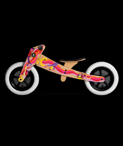 Bicicletă De Echilibru Wishbone Design 3-În-1 Editie Limitata MUSIC (Bicicletă Din Lemn Fără Pedale)