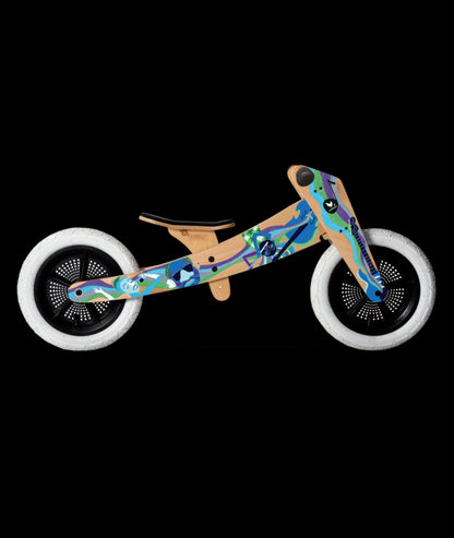 Bicicletă De Echilibru Wishbone Design 3-În-1 Editie Limitata MUSIC (Bicicletă Din Lemn Fără Pedale)