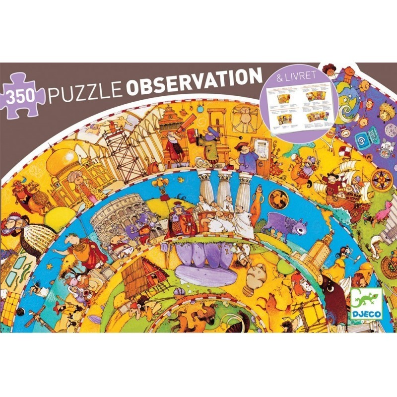 Puzzle observatie Djeco - Evolutie