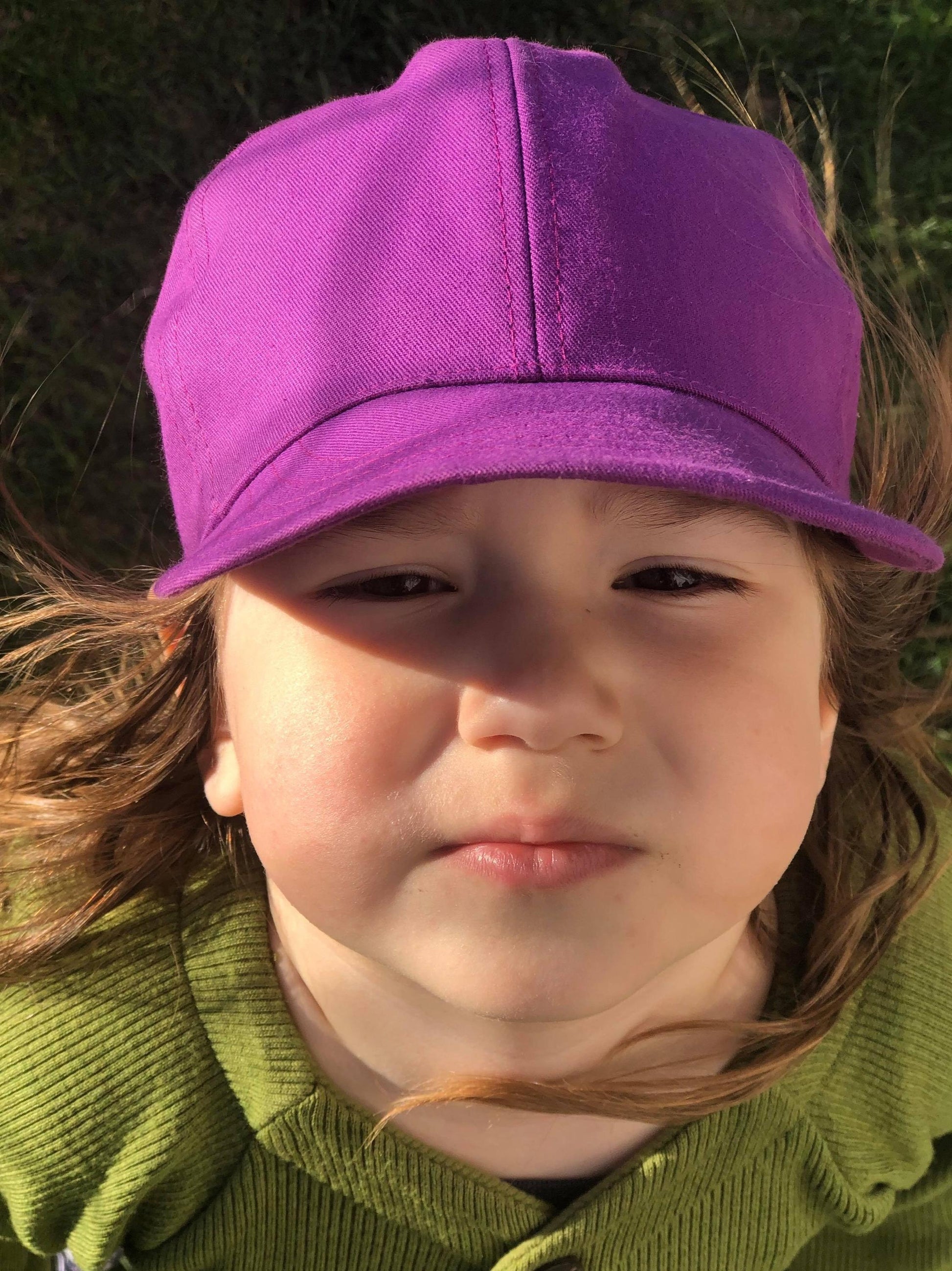 Pickapooh - Sapca din bumbac pentru copii si adulti UV 80 violet dhalia