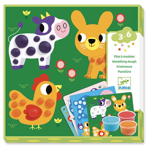 Atelier Djeco de modelat plastilină, buline