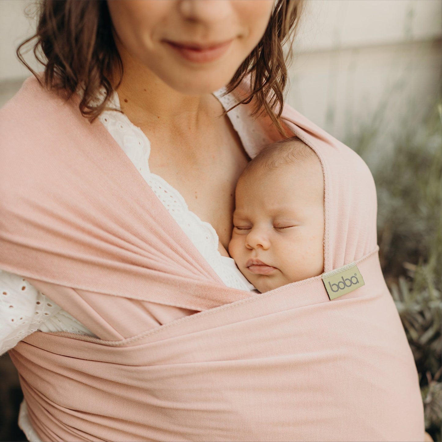 Wrap elastic din bambus pentru purtarea bebelușilor - Boba Bloom