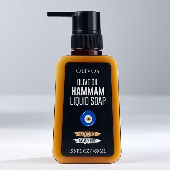 Sapun lichid cu ulei de masline, Hammam - reteta originala Olivos, 450 ml