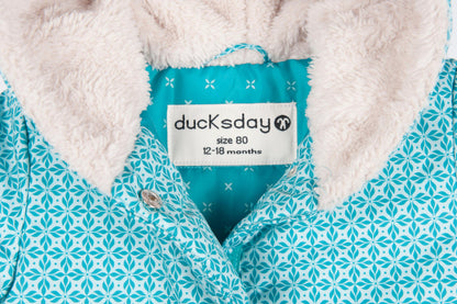 Jacheta de iarna pentru bebelusi cu manusi asortate - Ducksday - Karo