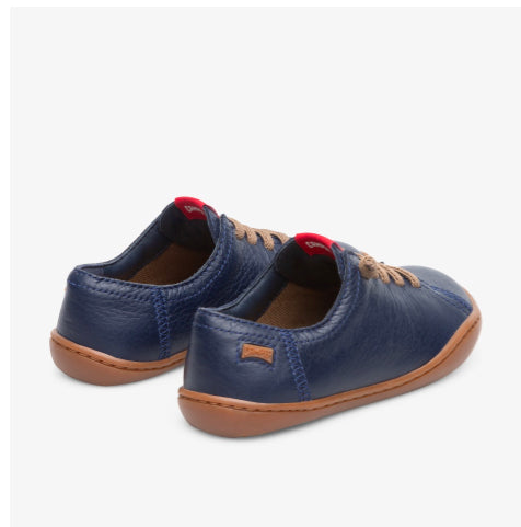 Pantofi din piele Peu Navy pentru copii - Camper
