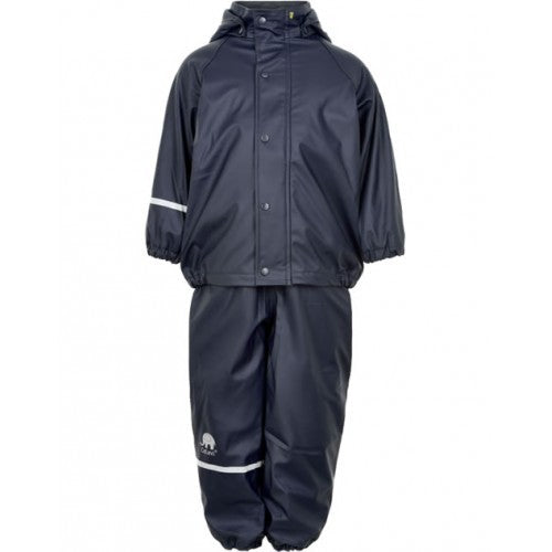Set căptușit cu fleece pentru ploaie și vreme rece - CeLaVi - Steel Navy