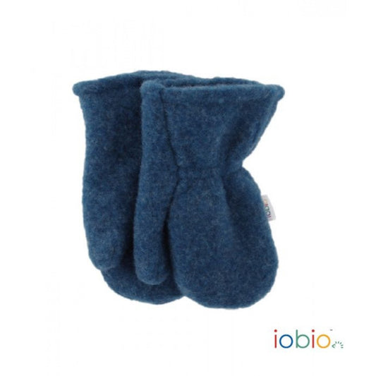 Manusi groase din lana merinos organica fleece - Iobio - Jeans