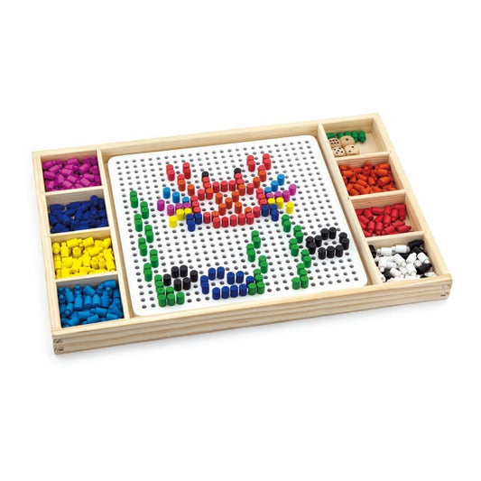 Joc Ludo și set de creație cu mărgele - Viga