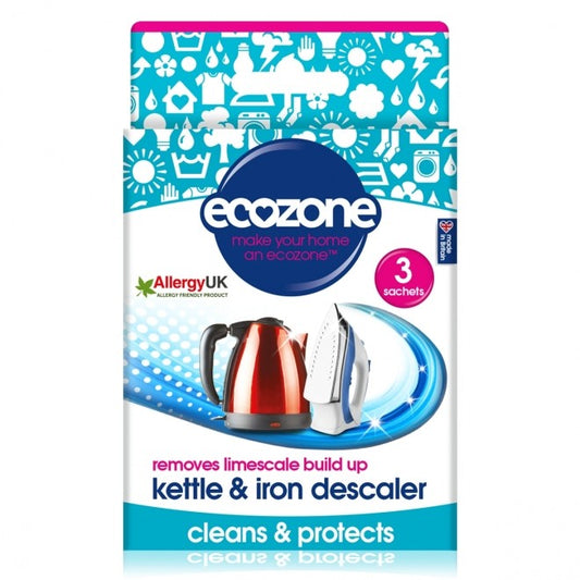 Detartrant pentru fierbător și fier de călcat, Ecozone, 3 buc