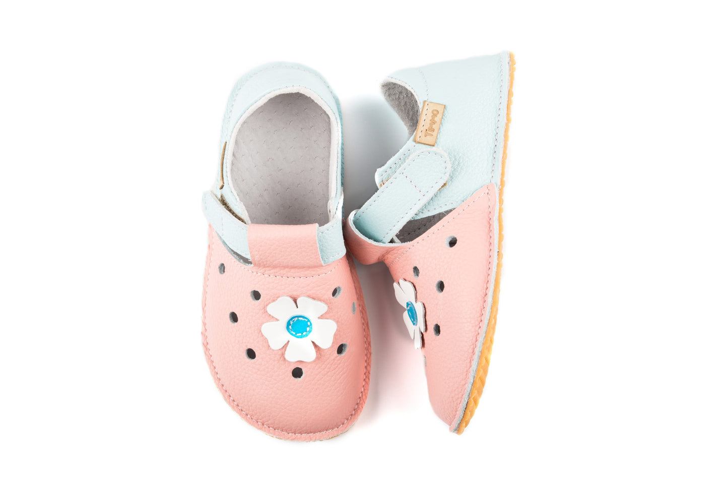 Pantofi Barefoot Kinder Airy Fit - Bleu cu roz - Timmo