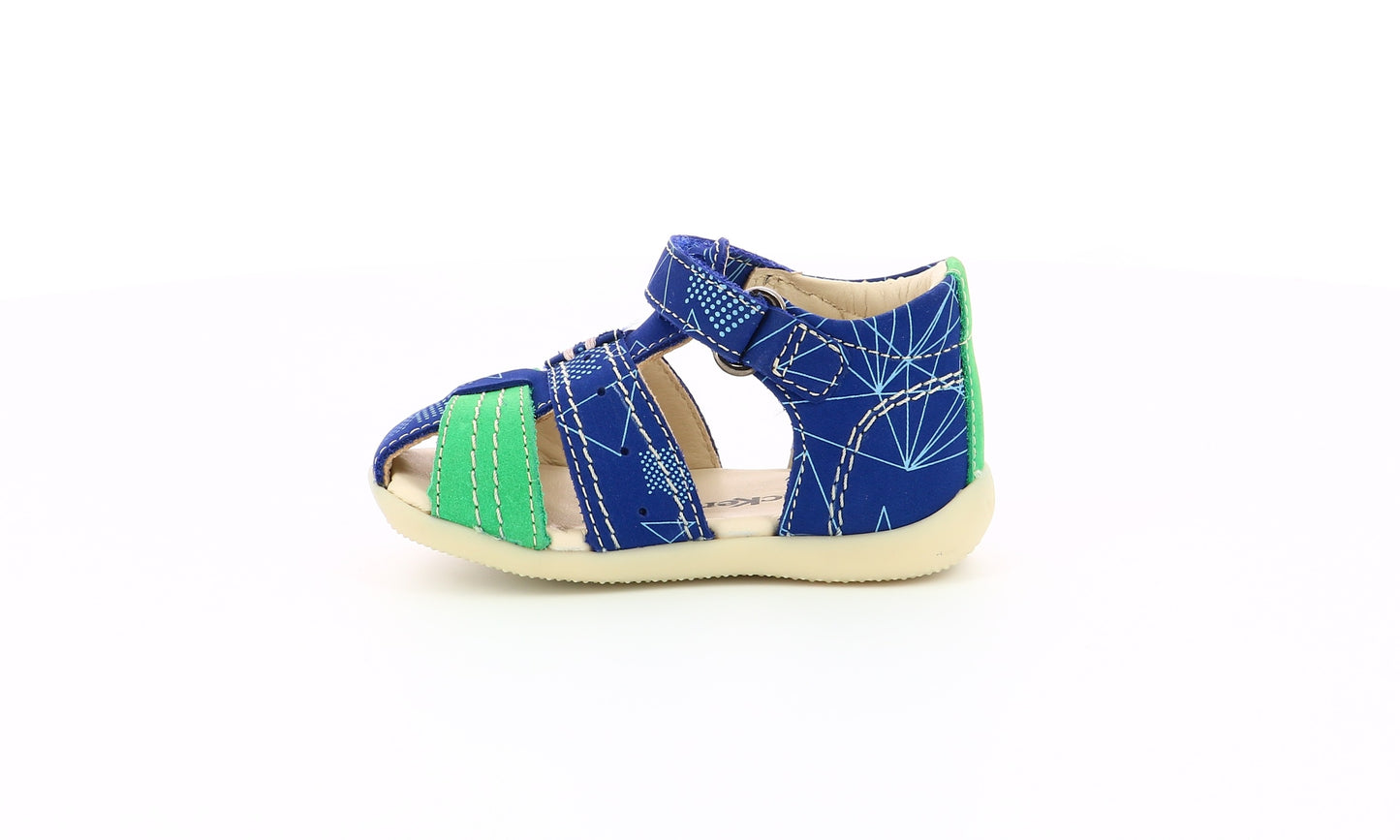 Sandale Kickers - Bigbazar-2 Bleu și verde galactic