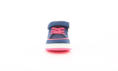 Pantofi sport Kickers - BISCKUIT - Albastru marin și roz