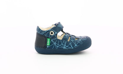 Pantofi T-strap Kickers - SUSHI Marine Galactic