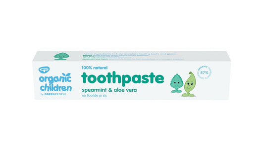 Pasta de dinti cu menta si aloe vera organica, pt. copii - Green People