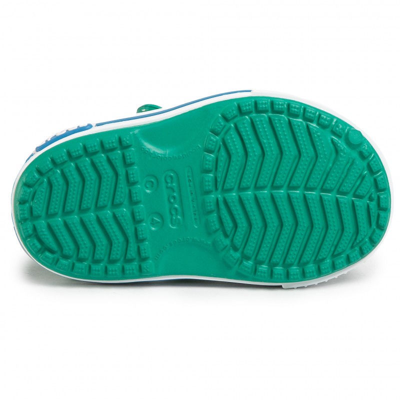Sandale Crocs - Crocband Sandal Kids - Deep green / Prep blue
