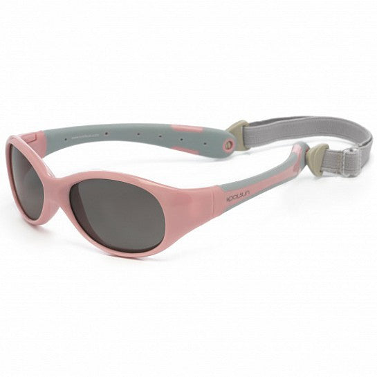 Ochelari de soare pentru copii - Koolsun Flex - Cameo Pink Grey - 3-6 ani