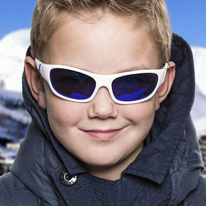 Ochelari de soare pentru copii - Koolsun Sport- Black Lime- 3-8 ani