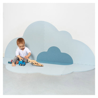 Saltea de joaca din spuma, Norisorul albastru, 145 cm - Quut