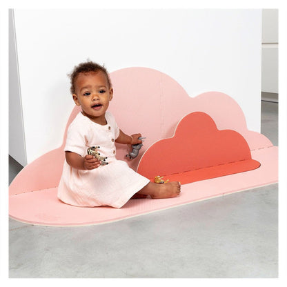 Saltea de joaca din spuma, Norisorul roz, 145 cm - Quut