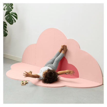 Saltea de joaca din spuma, Norisorul roz, 175 cm, Quut