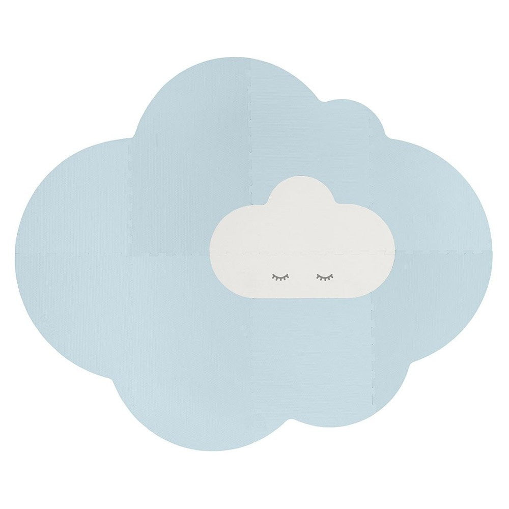 Saltea de joaca din spuma, Norisorul albastru, 175 cm, Quut