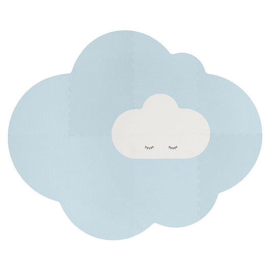 Saltea de joaca din spuma, Norisorul albastru, 175 cm, Quut