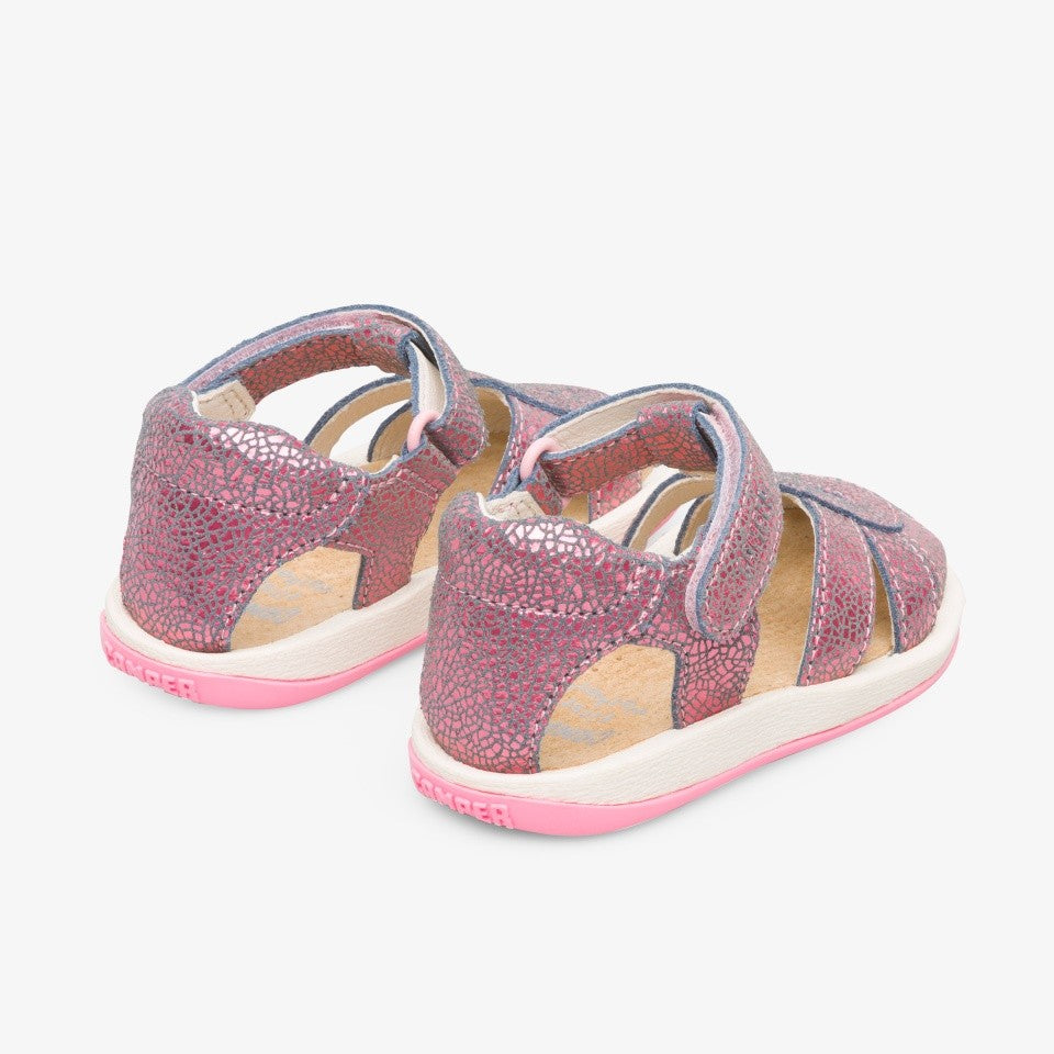 Sandale Bicho Pink cu textura - Camper