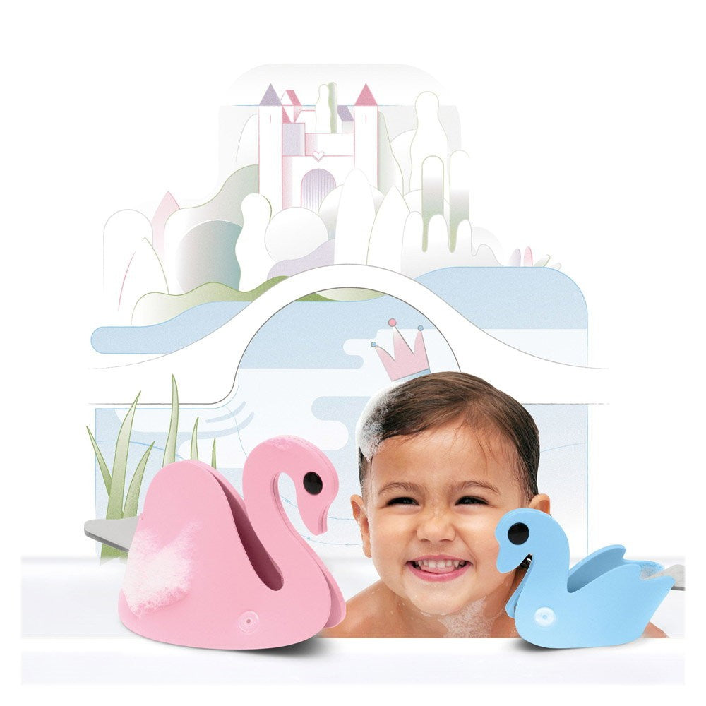 Lacul lebedelor, set creativ de baie, Quut Toys