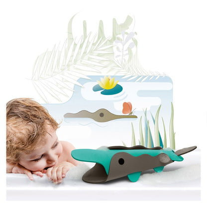 Crocodile River, set creativ de baie, Quut Toys