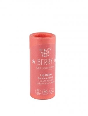 Balsam de buze zero plastic, Berry, Beauty Made Easy, 6 g