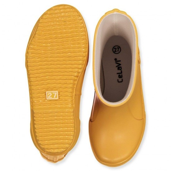 Cizme din cauciuc natural - CeLaVi - Mineral Yellow