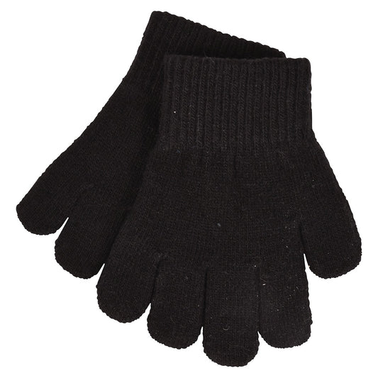 Manusi tricotate cu lana Magic Gloves Mikk-line - Black