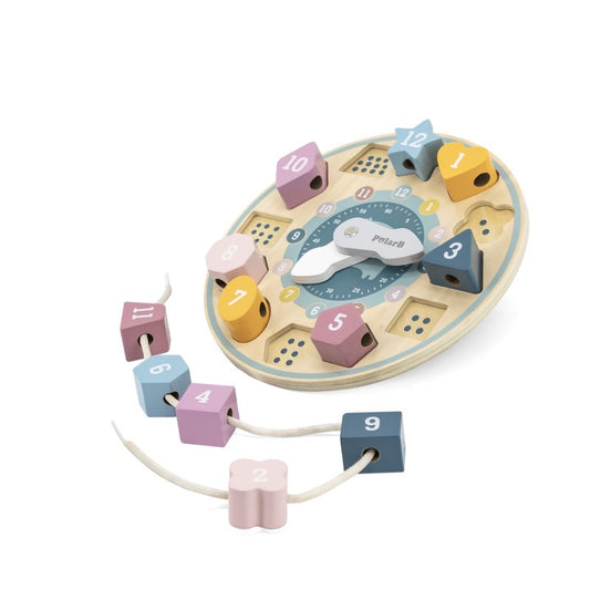 Puzzle cu ceas sortator PolarB, Viga