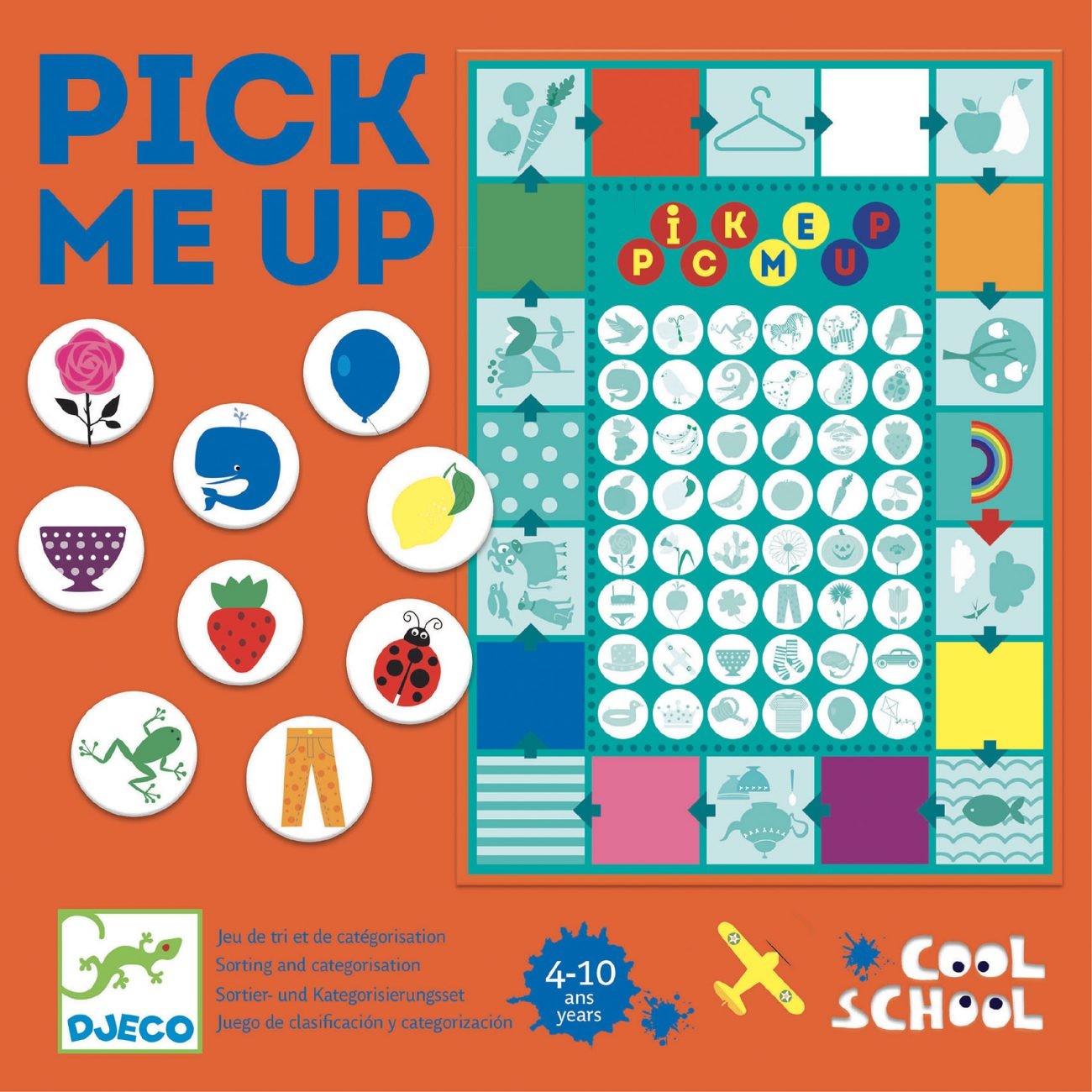 Joc educativ Pick me up - Potrivește piesele, Djeco