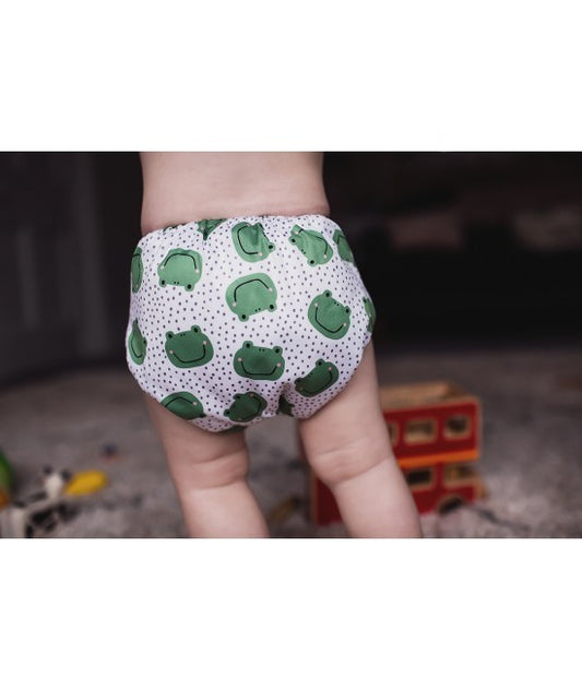 Scutec Textil Cu Buzunar Baba+Boo Frogs - Mărime Unică