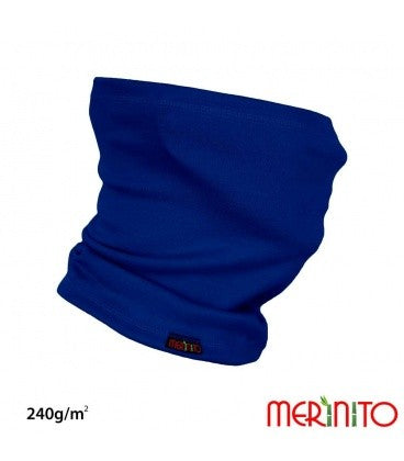 Neck Tube copii Merinito 240g lână merinos și bambus - Blue Quartz