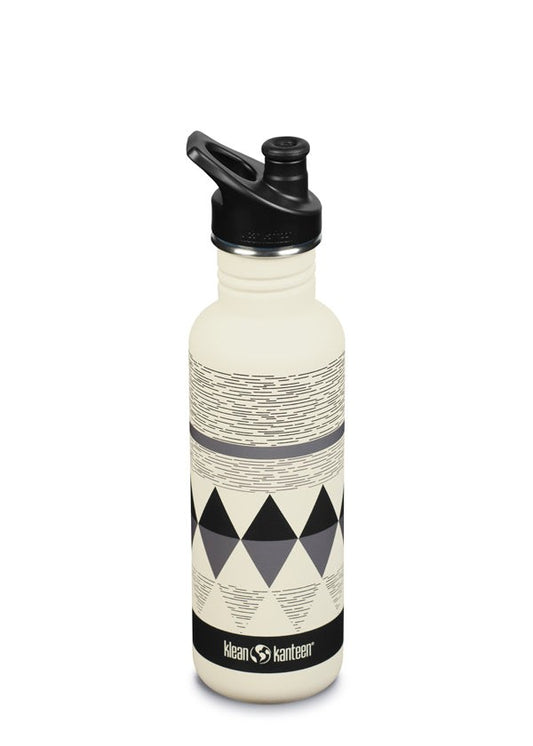 Recipient din otel inoxidabil 800 ml cu capac sport - Klean Kanteen - Classic Pepper Ridge