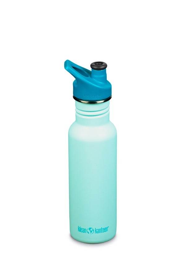 Recipient din oțel inoxidabil 532 ml cu capac sport - Klean Kanteen - Classic Blue Tint