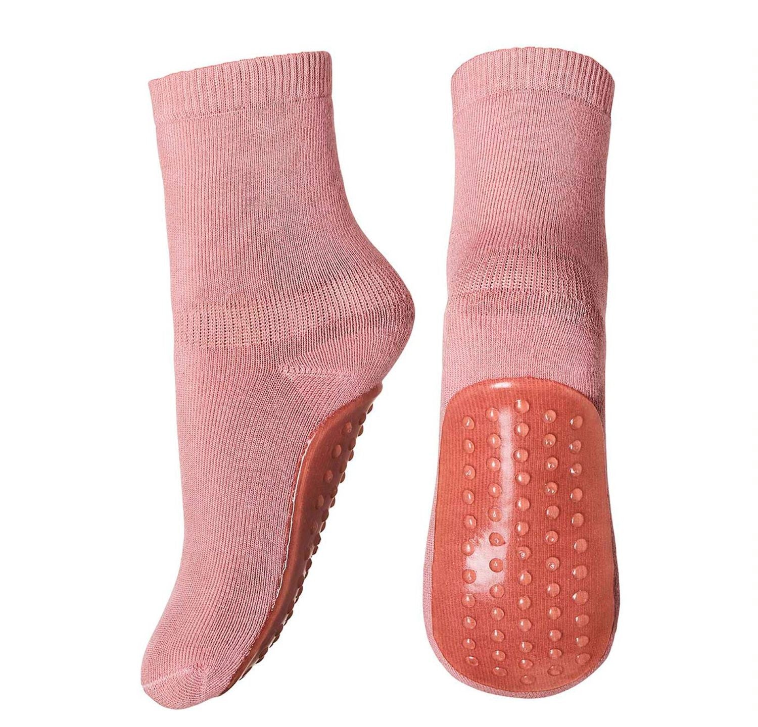 Șosete din bumbac cu stopper mp Denmark - Rose Grey