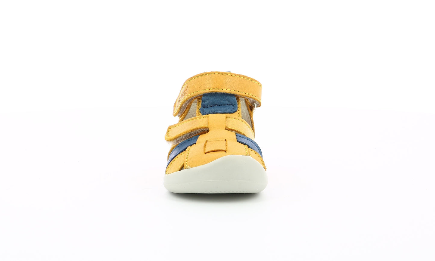 Sandale Kickers - Wasabou Jaune Bleu