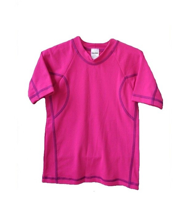Tricou roz pentru copii - cu filtru UV pentru protecție solară Dilling Underwear