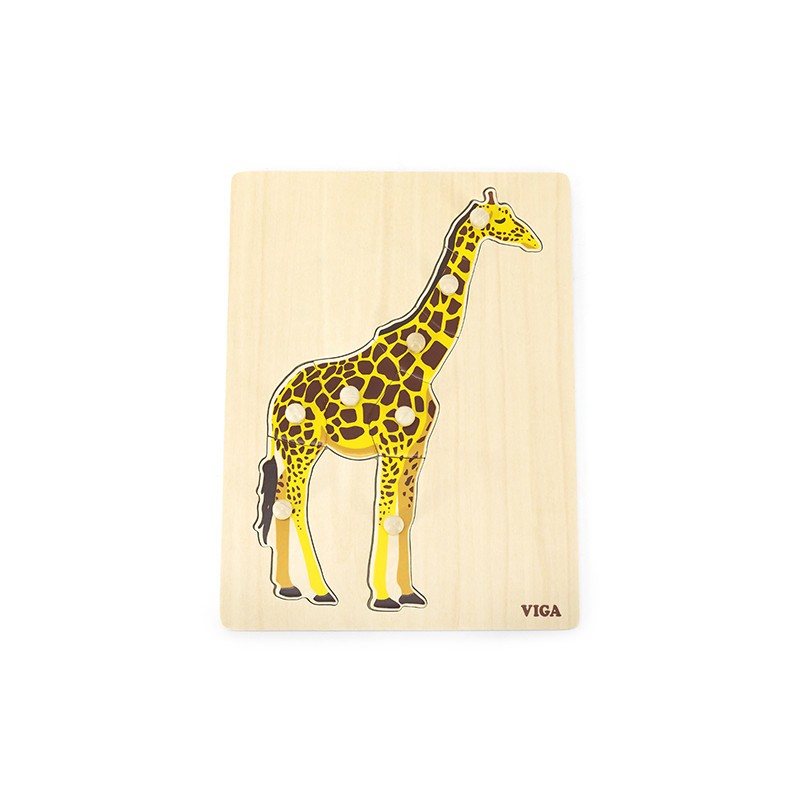 Puzzle Montessori, Girafă, Viga