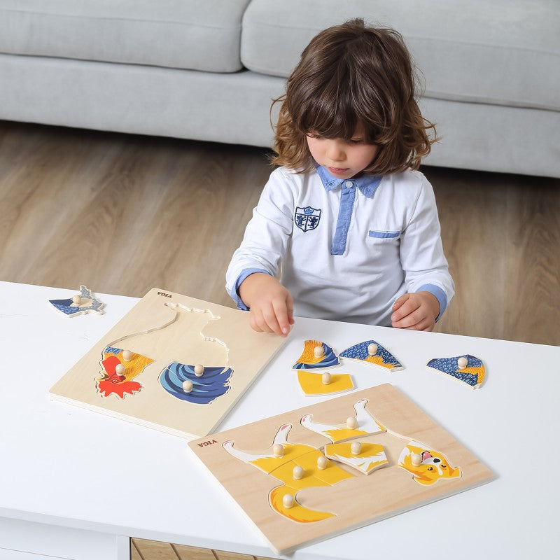 Puzzle Montessori, Urs, Viga